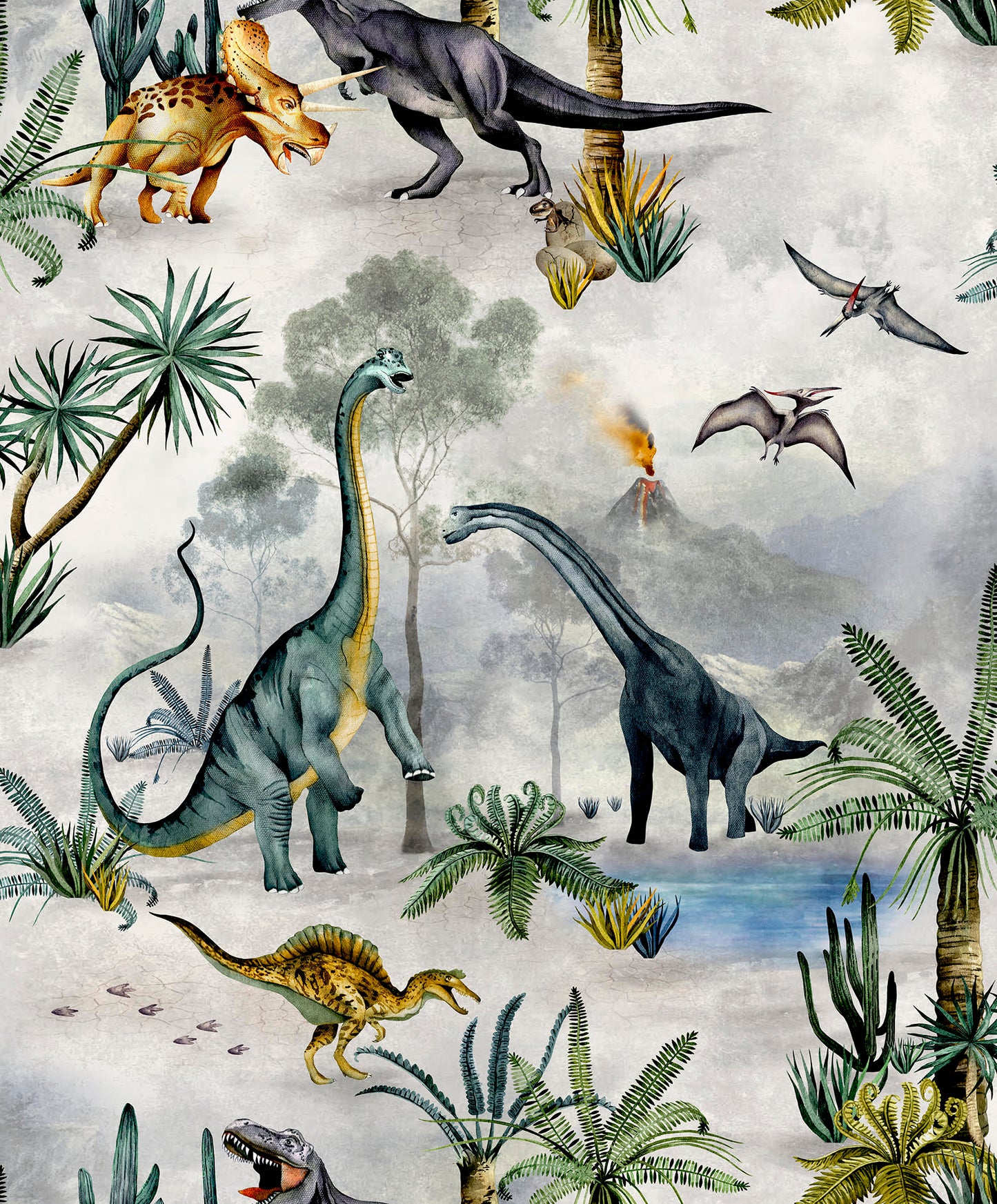 Dino Kingdom Wallpaper by Belgravia Decor