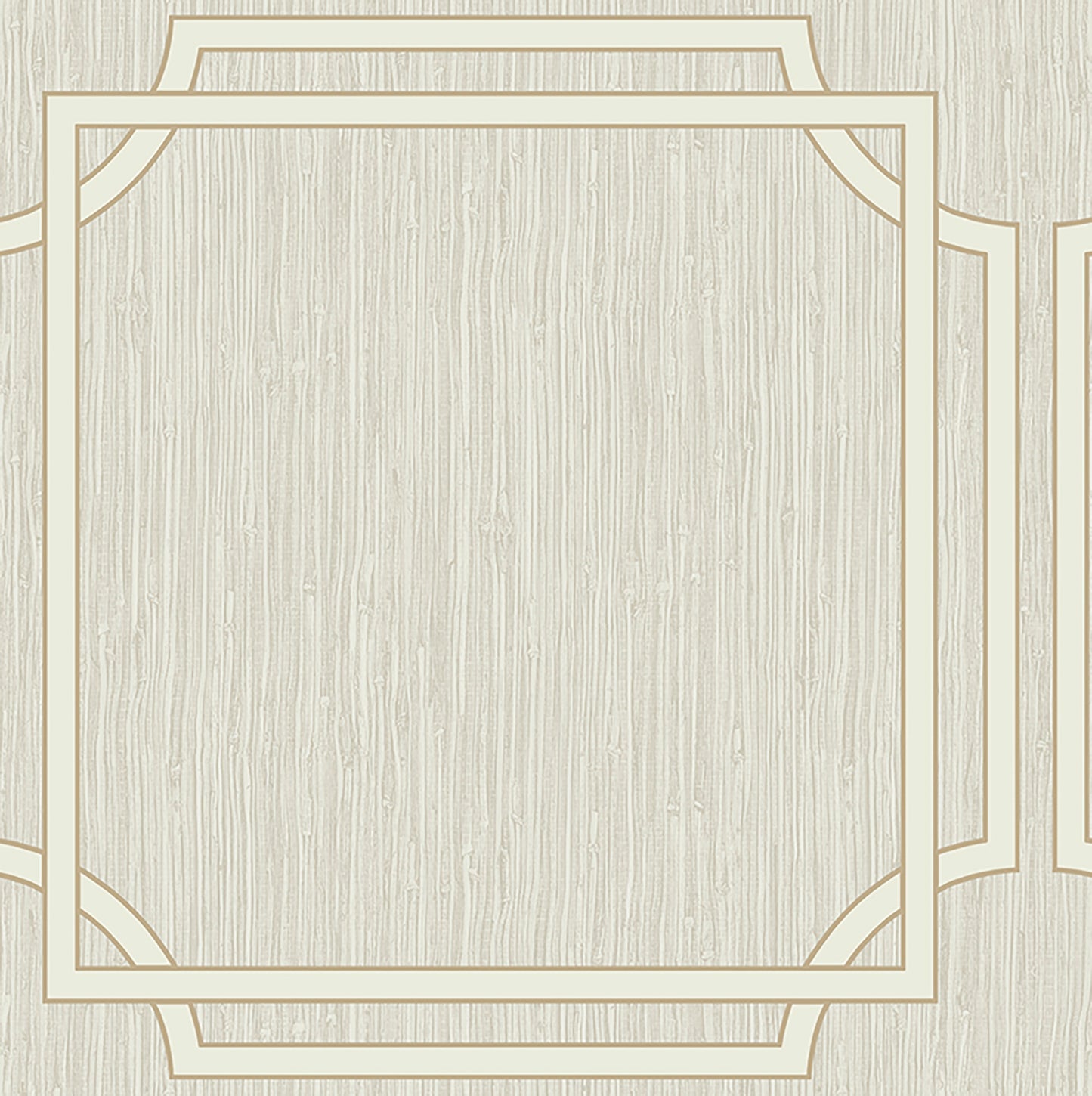 Grasscloth Cream Geometric Wallpaper by Belgravia Décor