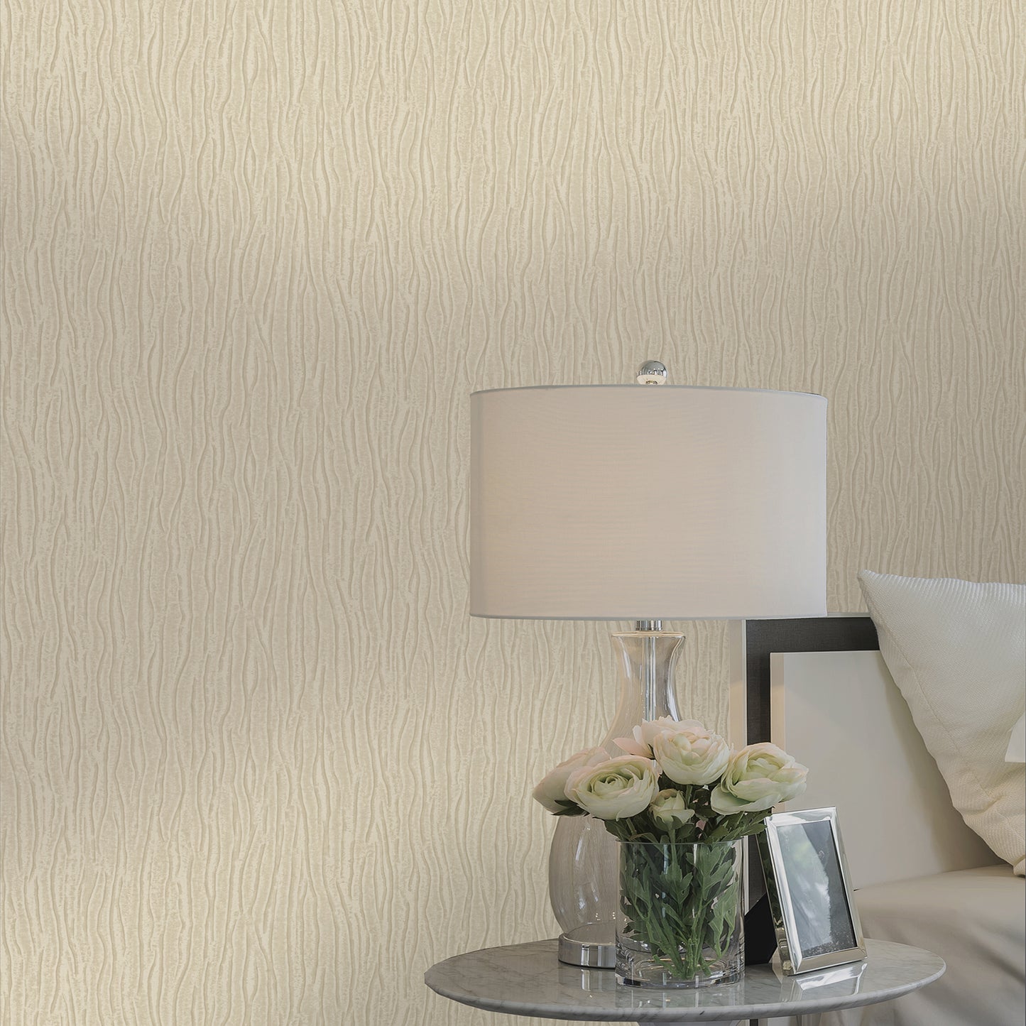 Tiffany Beige Texture Wallpaper by Belgravia Decor