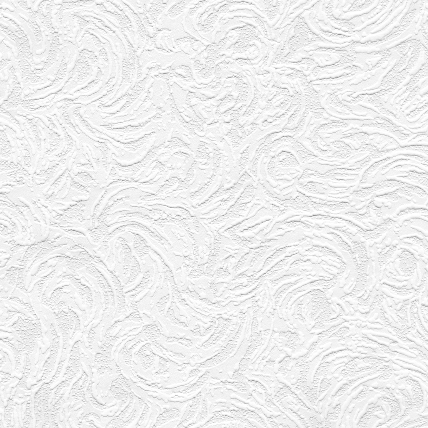 Blown White Swirl Wallpaper by Belgravia Decor